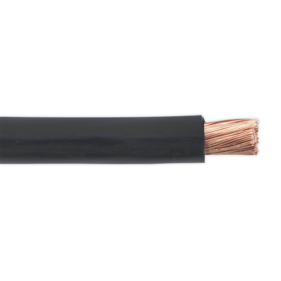 Sealey AC40SQBK Automotive Starter Cable 315/0.40mm 40mm 300A 10mtr Black