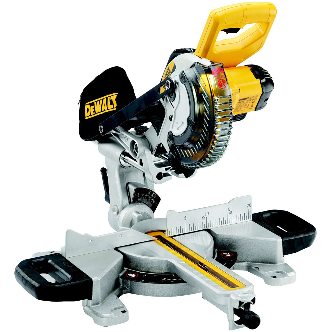 Dewalt DCS365M2-GB Mitre Saw 18V Cordless with XPS 184mm with 2 x 4Ah Batteries