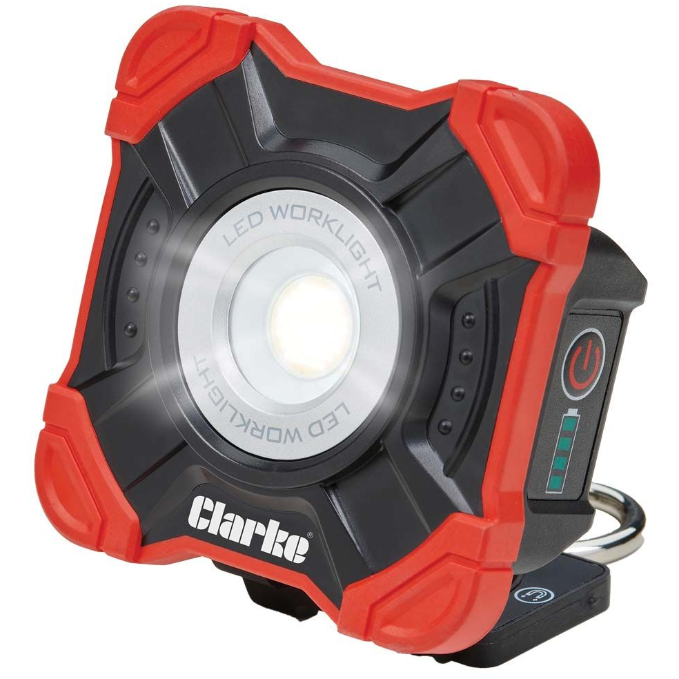Clarke 4006321 LED1000R 10W LED Rechargeable Work Light (1000Lm)