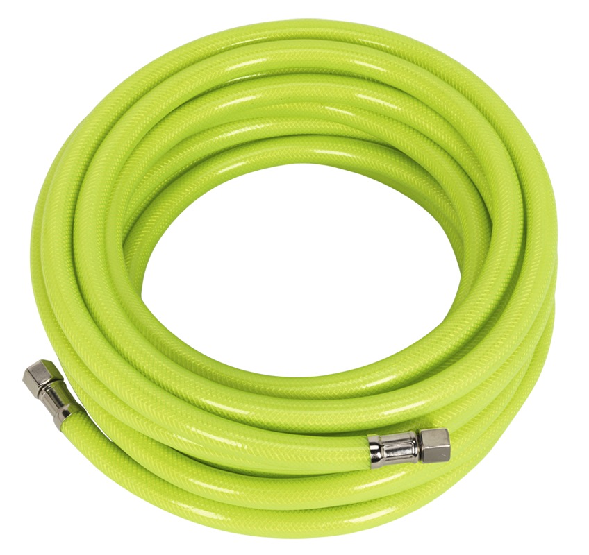 Sealey AHFC10 Air Hose High Visibility 10mtr x &oslash;8mm with 1/4"BSP Unions