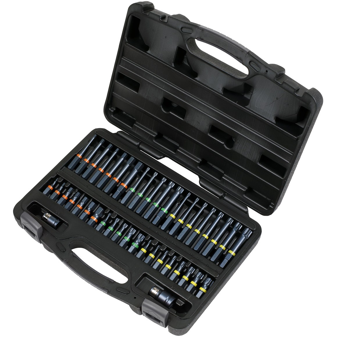 Sealey AK21901 TRX-Star*/Hex/Spline Bit Set Impact 42 Piece 3/8" and 1/2"Sq Drive