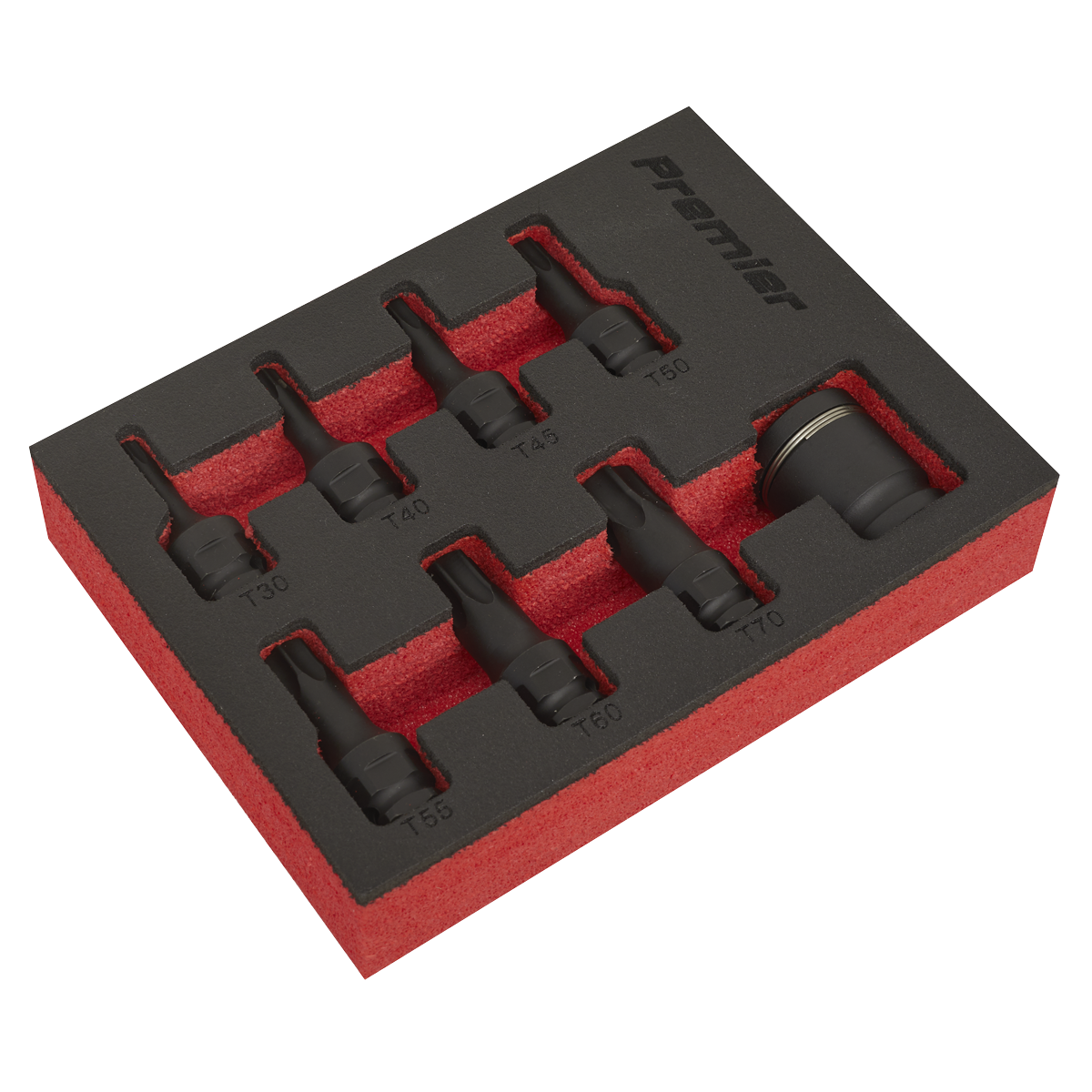 Sealey AK5621 Impact TRX-Star* Socket Bit Set 8pc 3/8"Sq Drive