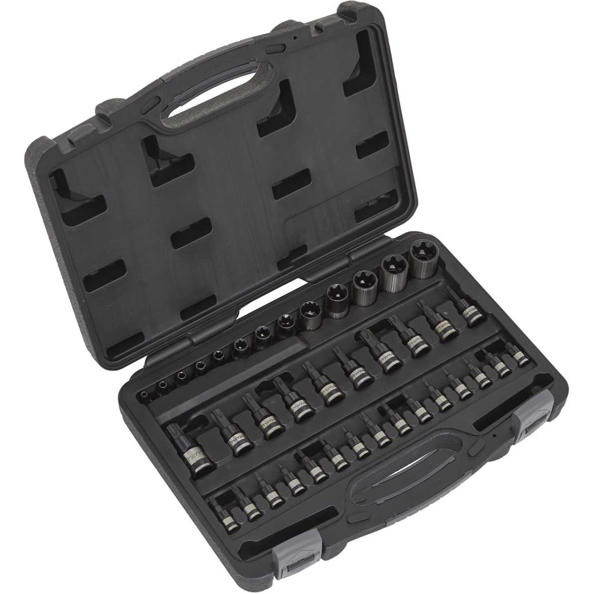 Sealey AK6197B TRX-Star* Socket and Security Socket Bit Set 38 Piece 1/4", 3/8" & 1/2"Sq Drive