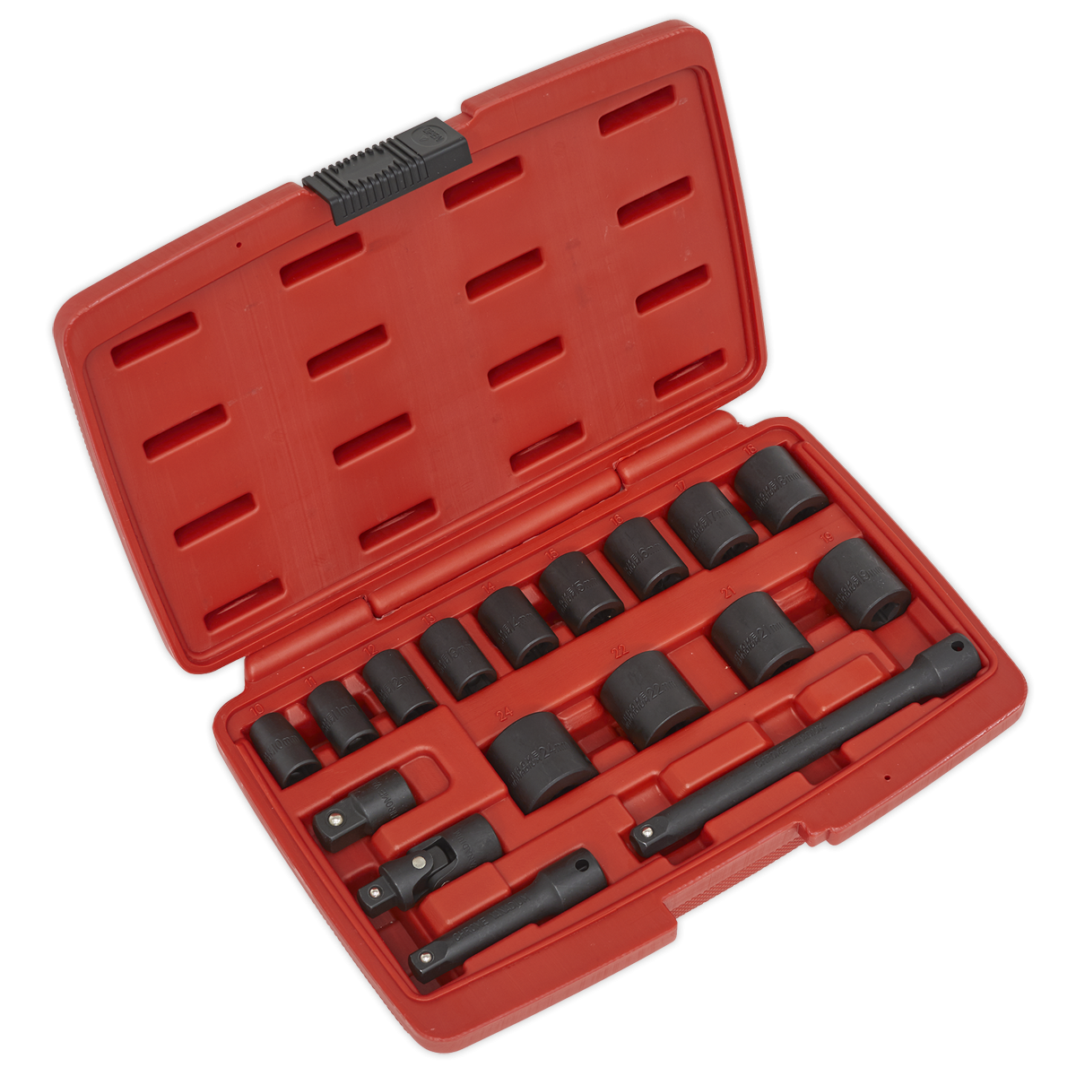 Sealey AK68217 Impact Socket Set 17pc 3/8"Sq Drive Metric