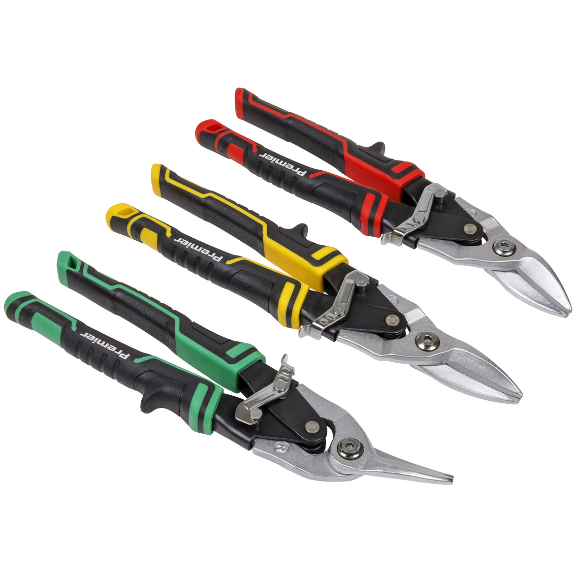 Sealey AK69073 High Leverage Aviation Tin Snip Set 3pc