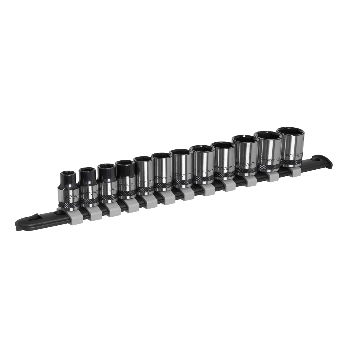Sealey AK7992 Socket Set 12pc 3/8"Sq Drive Metric - Black Series