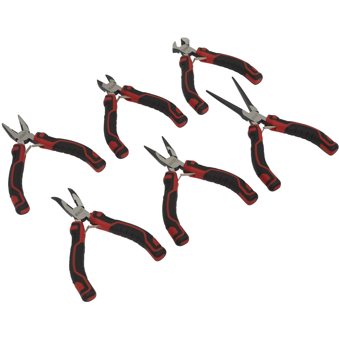 Sealey AK8381 Mini Pliers Set 6 Piece