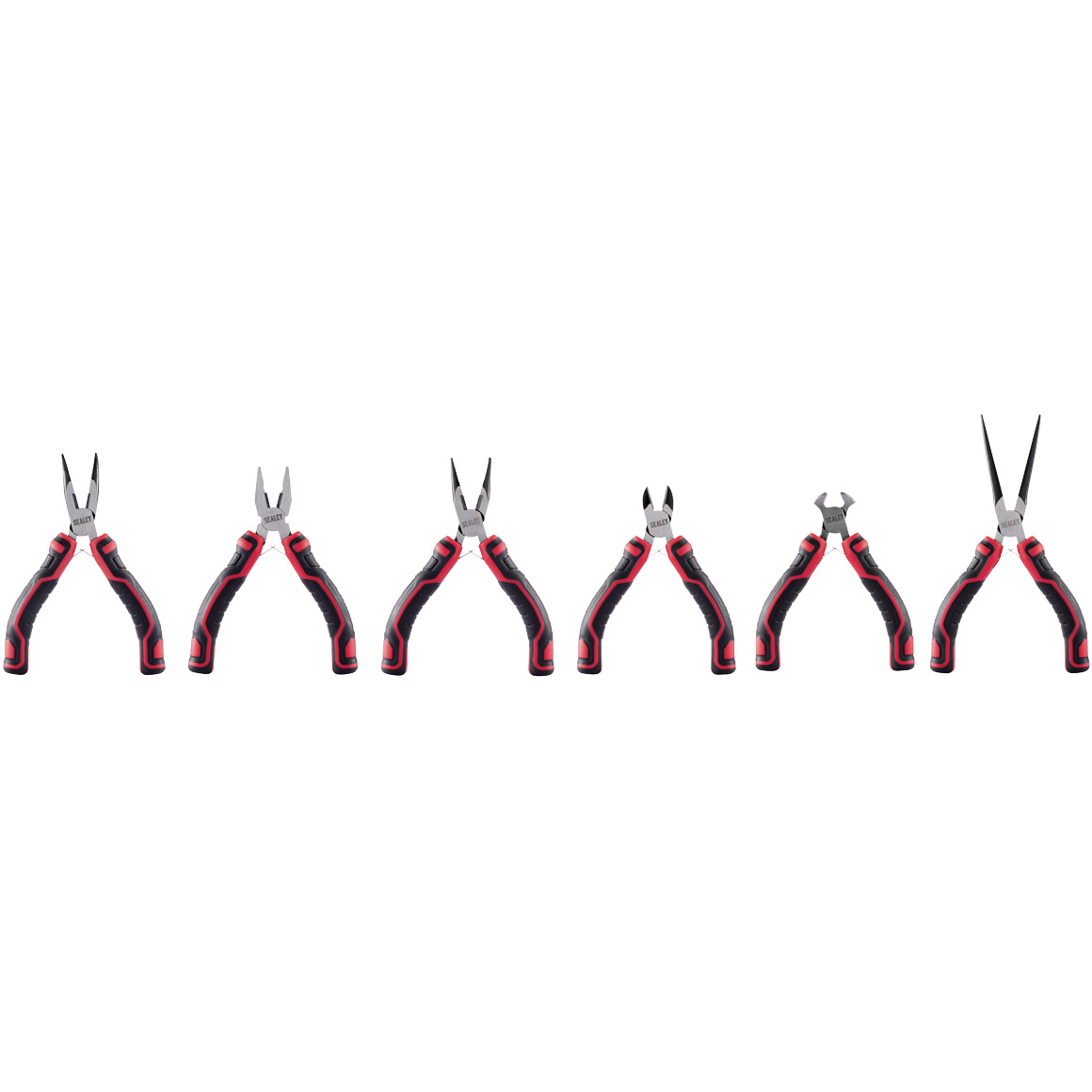 Sealey AK8381 Mini Pliers Set 6 Piece