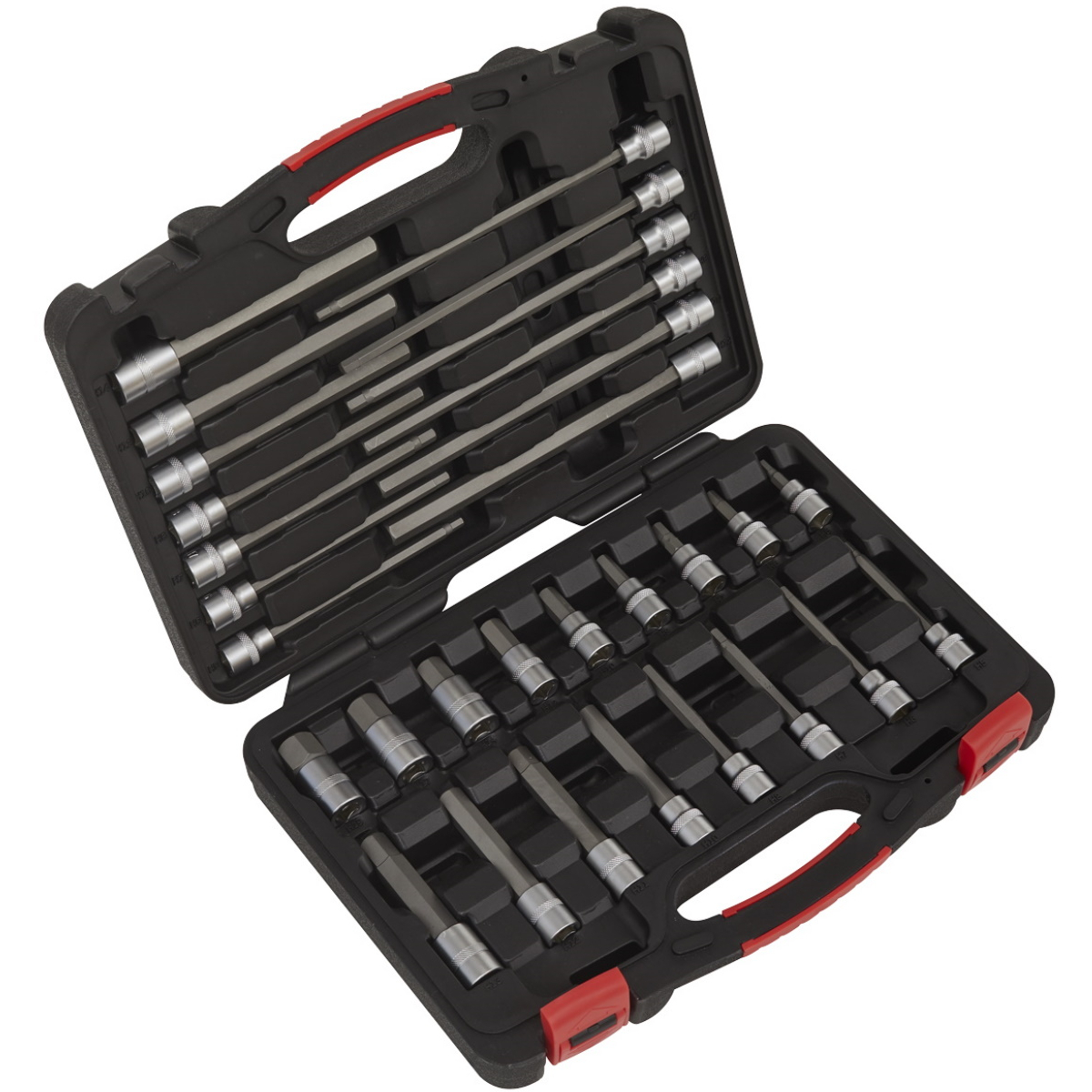 Sealey AK89000 Hex Socket Bit Set 30 Piece 3/8"Sq Drive
