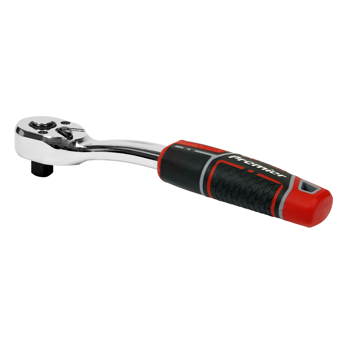 Sealey AK8938 Ratchet Wrench 3/8"Sq Drive Offset Pear-Head with Flip Reverse