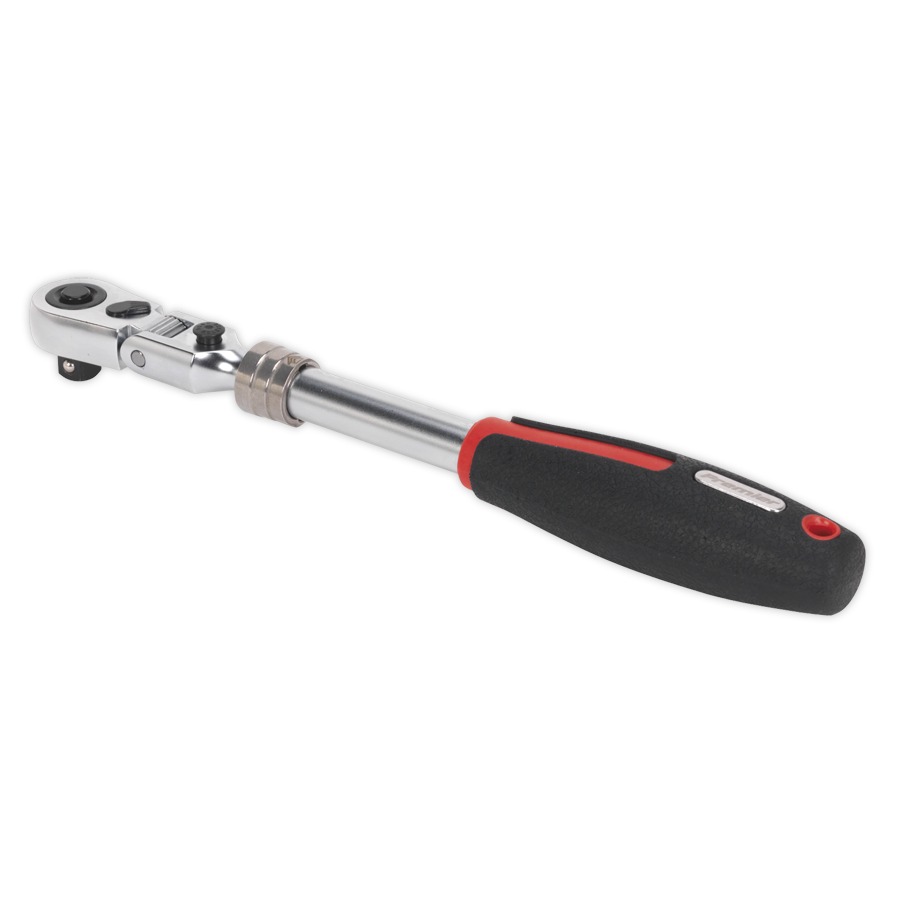 Sealey AK8983 Ratchet Wrench 3/8"Sq Drive Flexi-Head Extendable Platinum Series