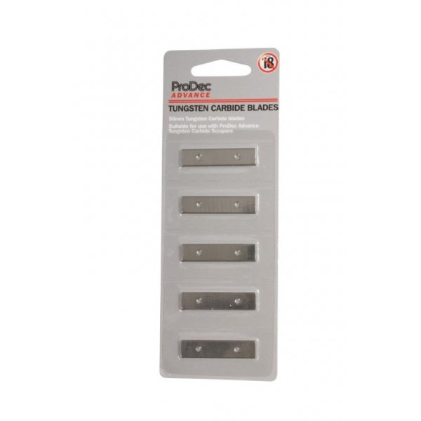 Prodec ALBL005 5pk Blades for 17165 & ALDT003 2" Tungsten Carbide Scraper