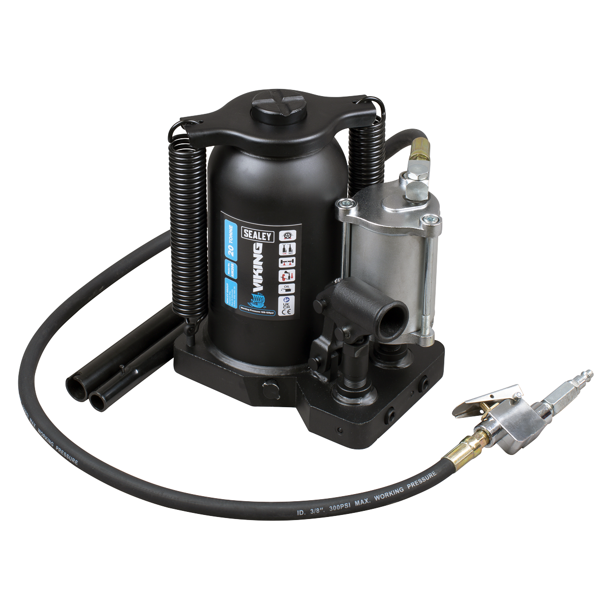 Sealey AM20S Viking Manual/Air Hydraulic Bottle Jack 20 Tonne