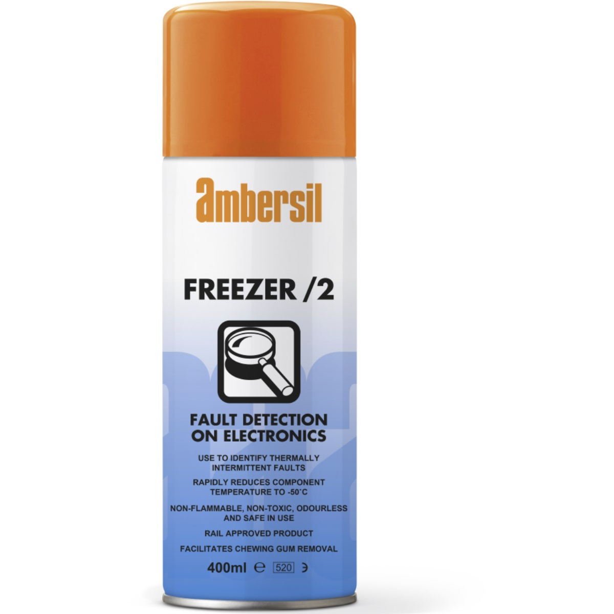 Ambersil 33182 Freezer/2 Fault Detection for Electronics 400ml Pack of 12