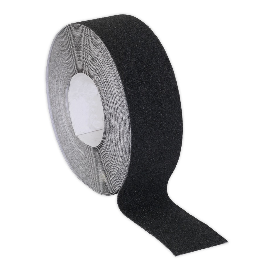 Sealey ANTB18 Anti-Slip Tape Self-Adhesive Black 50mm x 18mtr