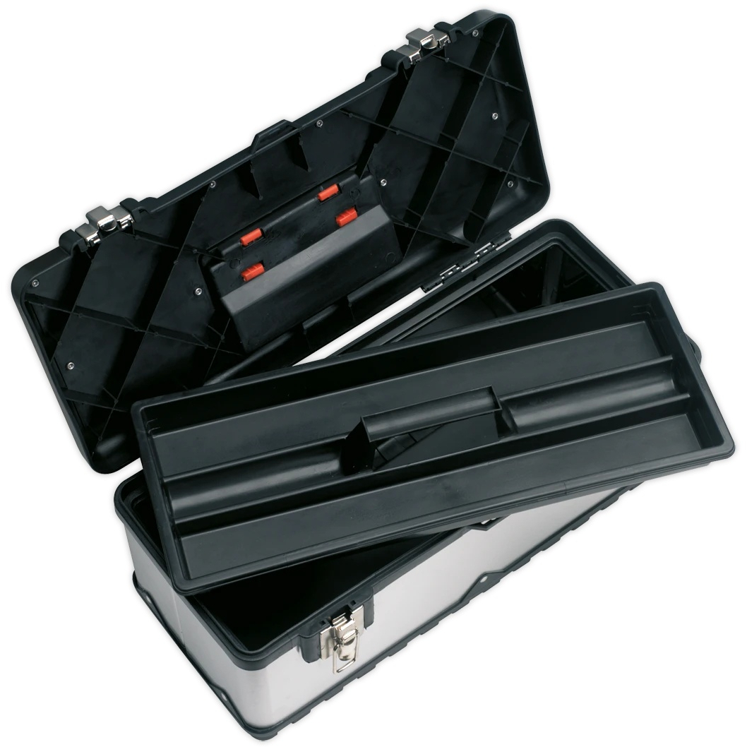 Sealey AP660S Stainless Steel Toolbox 660mm with Tote Tray