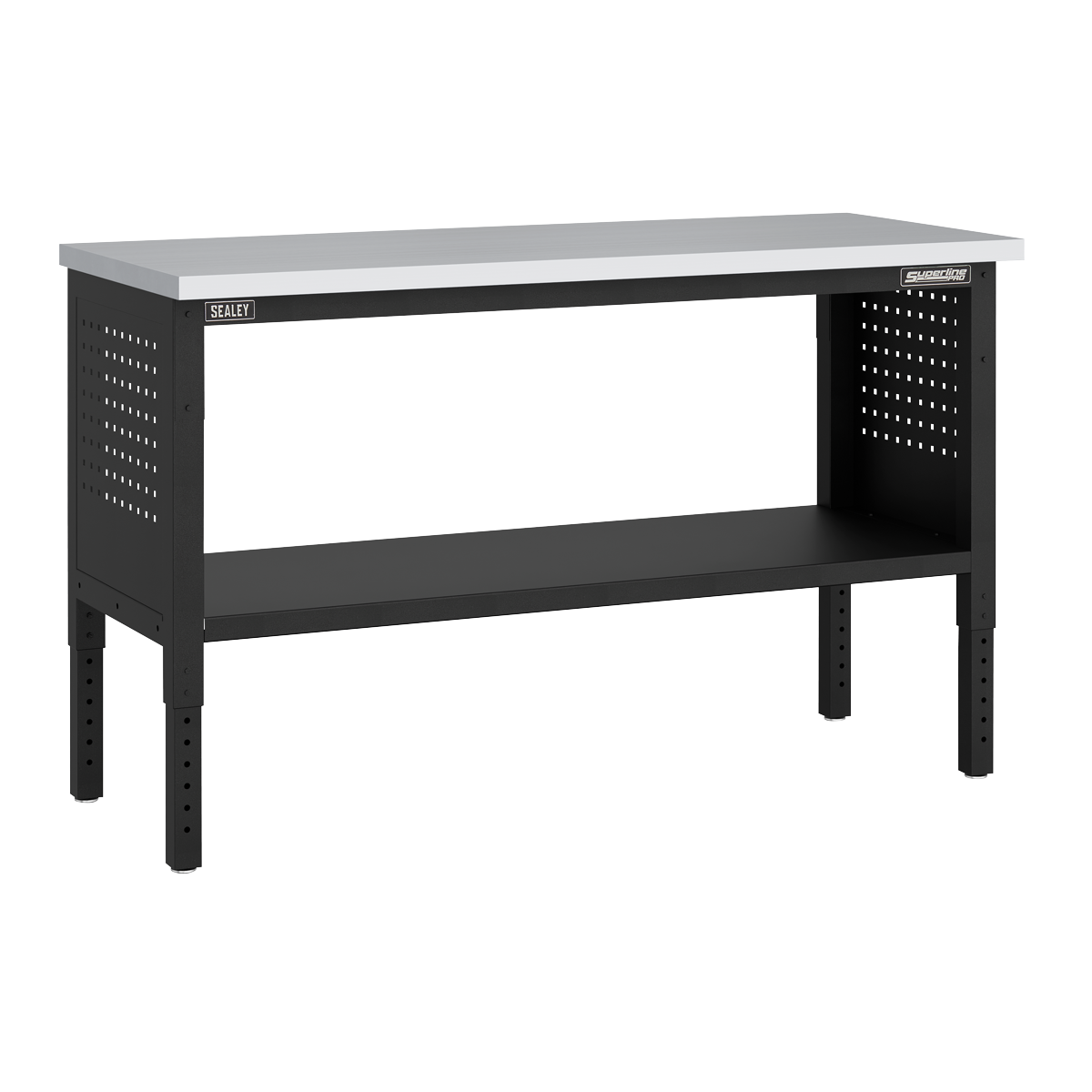 Sealey APMWB60SS Superline PRO Modular Workbench with Stainless Steel Worktop & Adjustable Height 1525mm