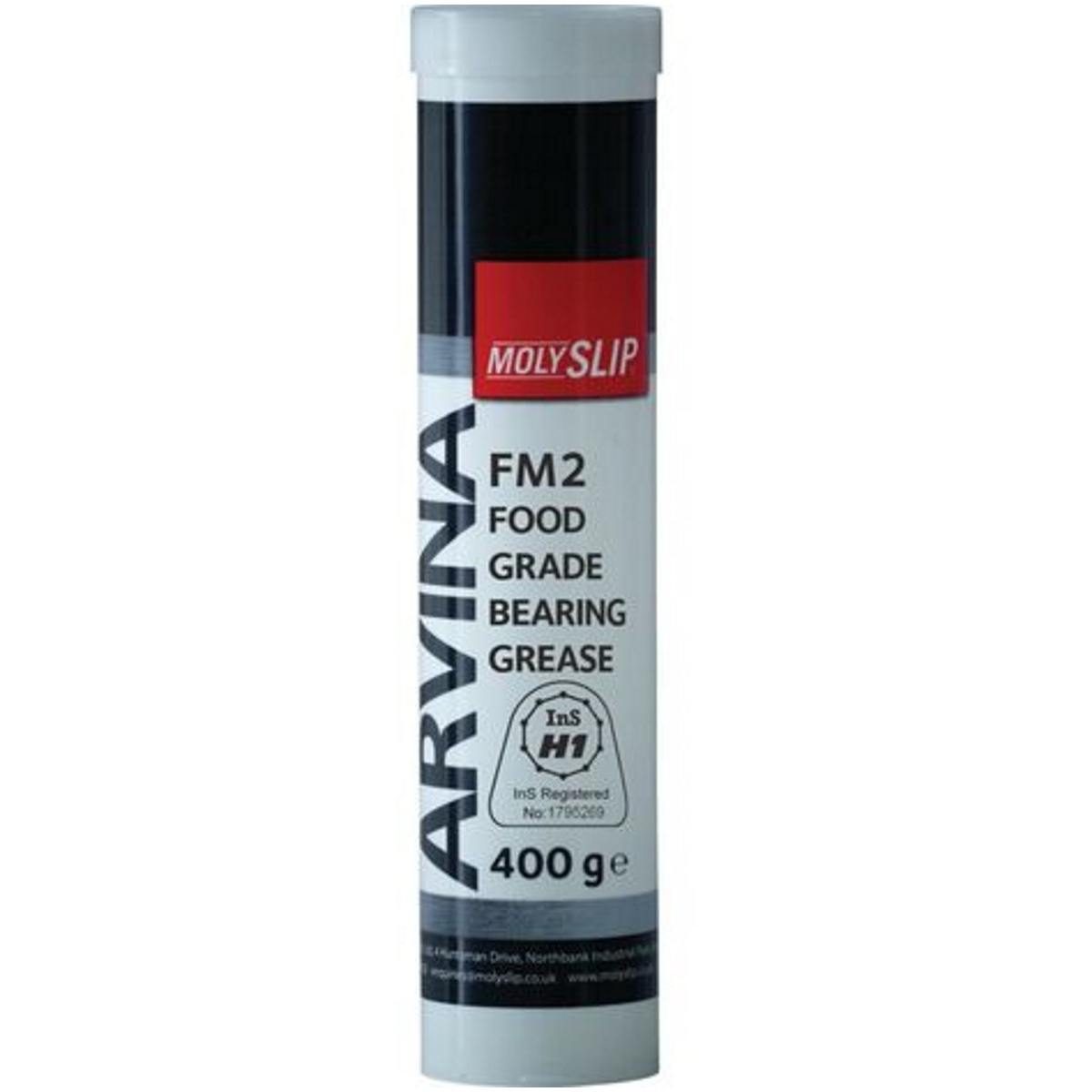 Molyslip M321038 Arvina FM2 Food Bearing Grease 380ml Tube (Carton 12)