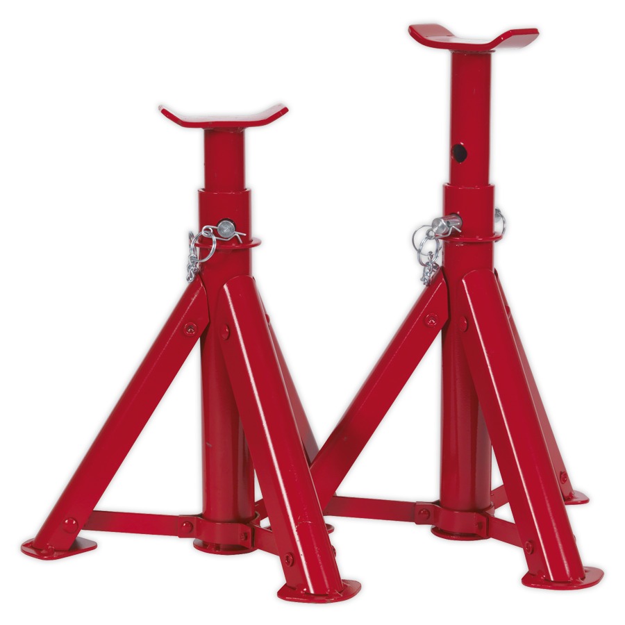 Sealey AS2000F Axle Stands (Pair) 2tonne Capacity per Stand - Folding Type