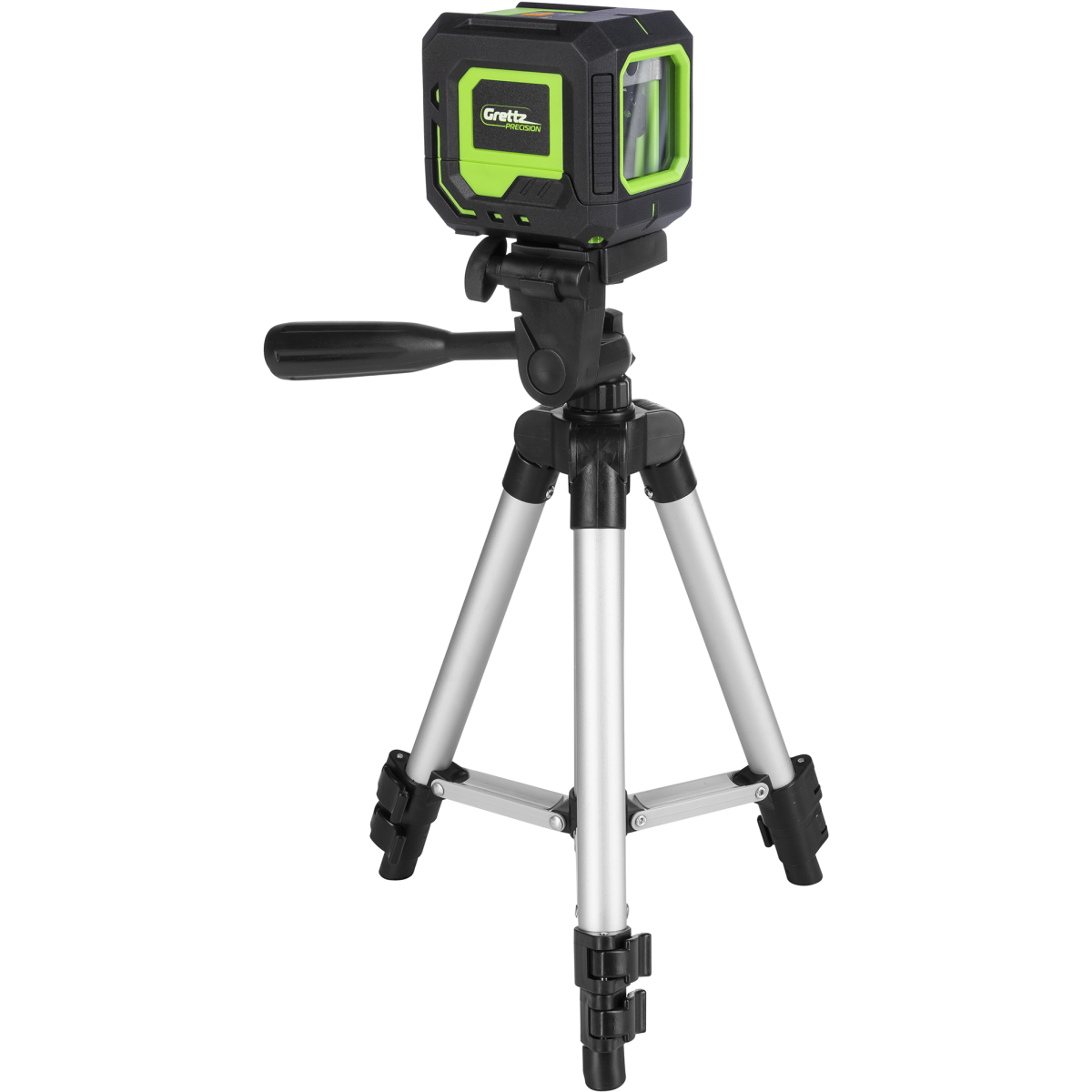 Grettz G2D Mini Green Crossline Laser Level with Tripod