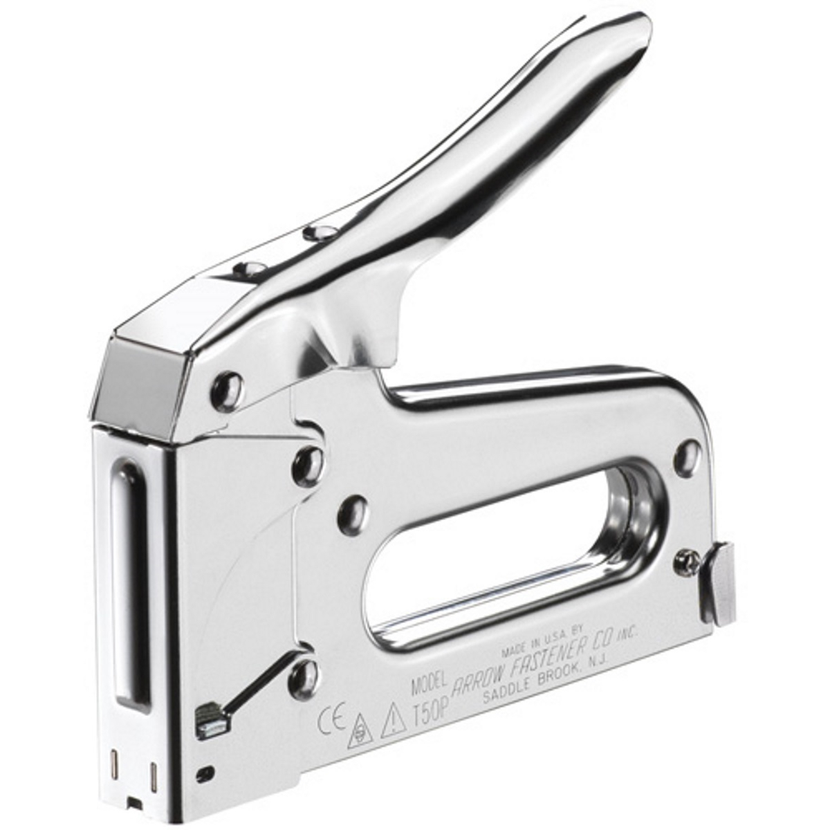 Arrow T50 Heavy Duty Staple Gun with Chrome Finish