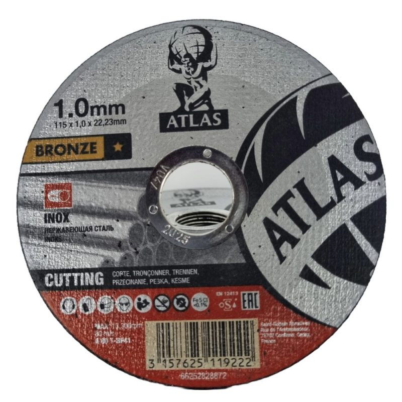 Atlas 115×1.0x22.23 A60T-BF41 Cutting Disc