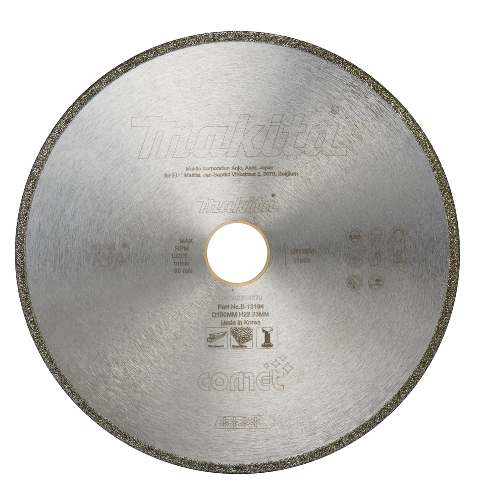 Makita B-13194 Comet 150 22.23 Electroplate