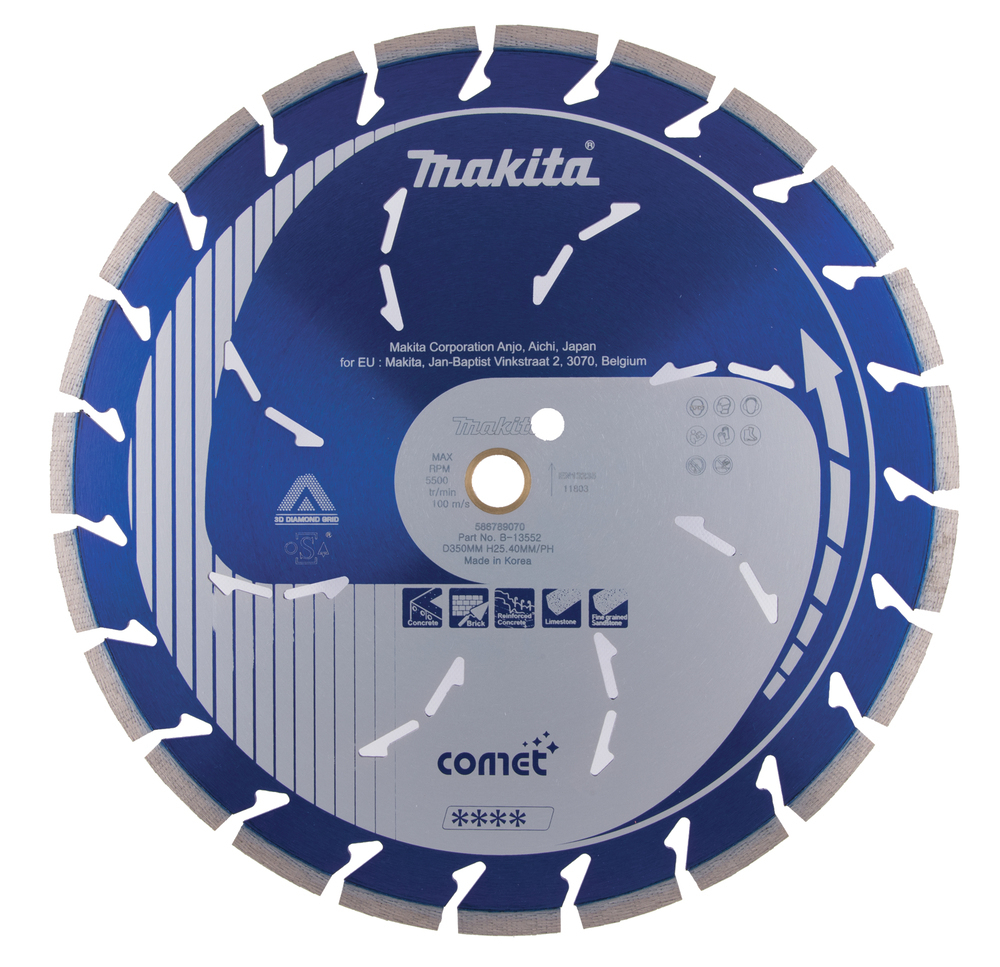 Makita B-13552 Comet 350 25.4 3Ddg Cool