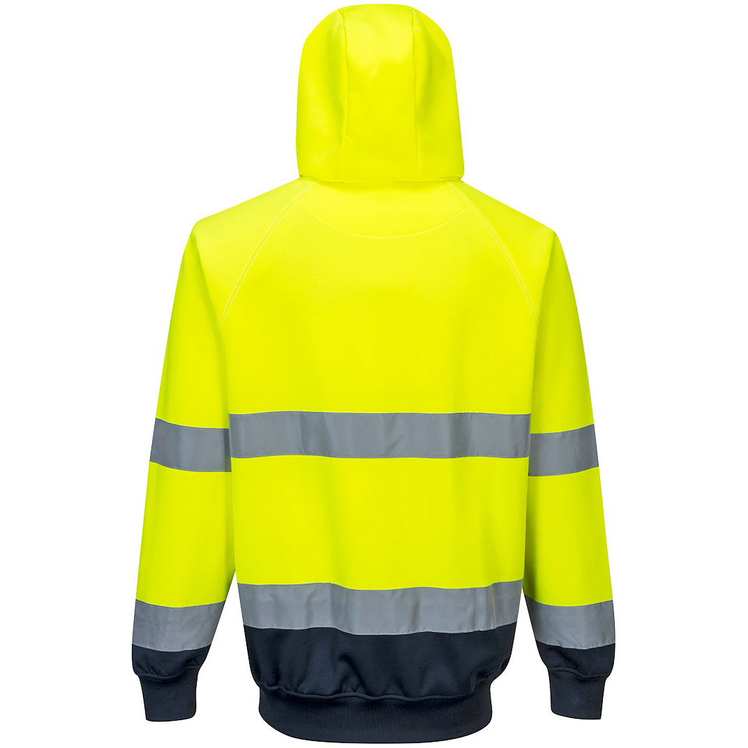 Portwest B316 Two-Tone Hooded Sweatshirt High Visibility 