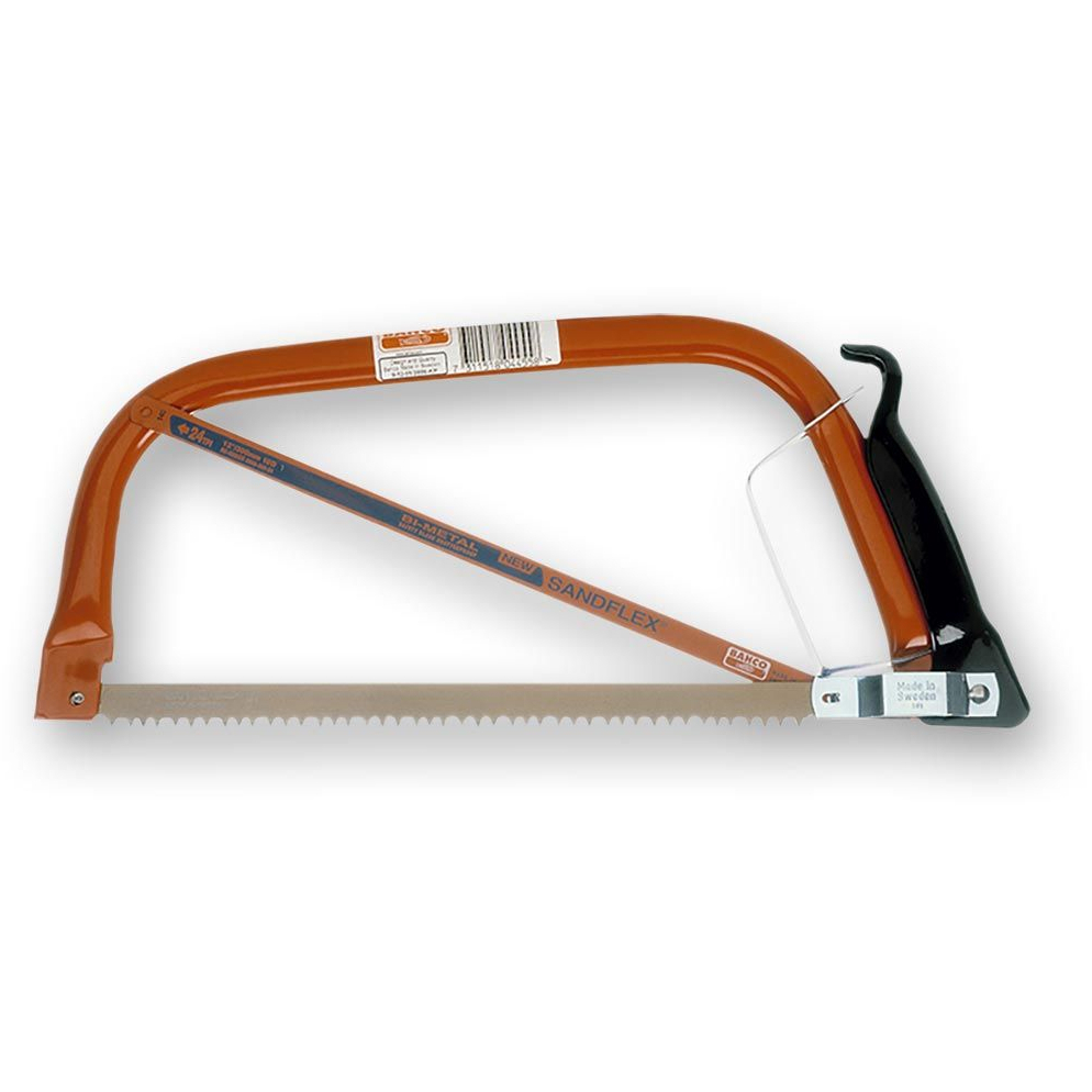 Bahco 9-12-51/3806-KP Bowsaw & Extra Hacksaw Blade 300mm (12in)