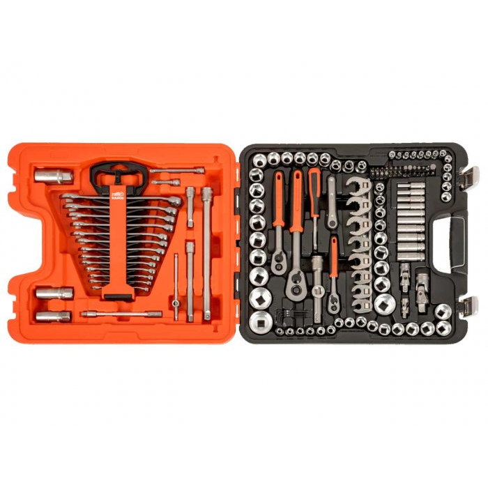 Bahco S138 138 Piece ¼", ⅜" and ½" Square Drive Socket Set