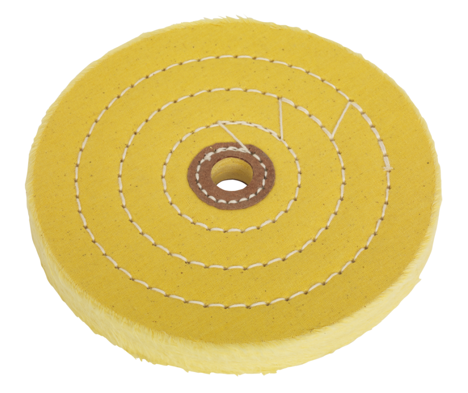 Sealey BG150BWC Bench Grinder Coarse Buffing Wheel &oslash;150 x 13mm 13mm Bore