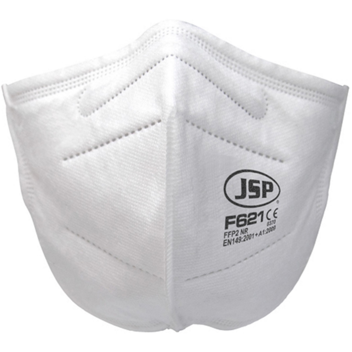 JSP F621 Box of 40 FFP2 Disposable Vertical Fold Flat Mask BGV120-000-Q00 