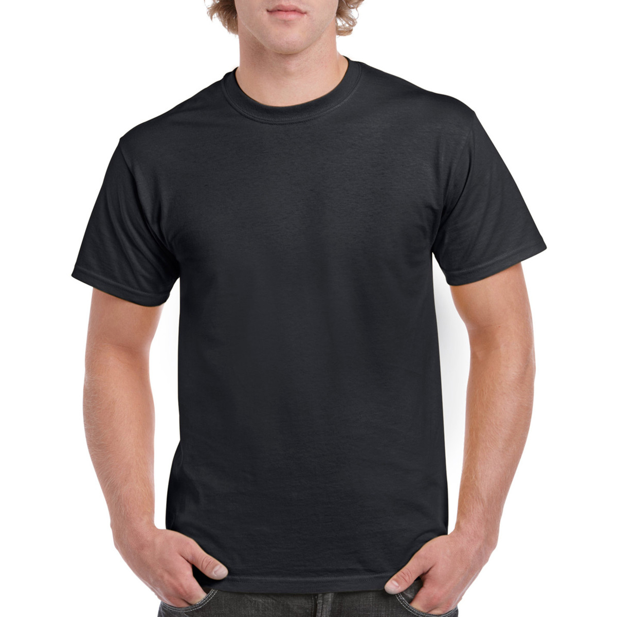 Gildan 5000 Heavy Cotton Adult T-Shirt - Ash Grey - SMALL (CHEST 34"-36") - Clearance Item!
