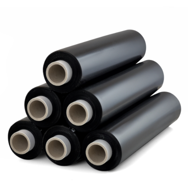 Lawson-HIS Black Pallet Wrap 250m x 500mm x 23 Micron (Carton of 6) PAC102B6