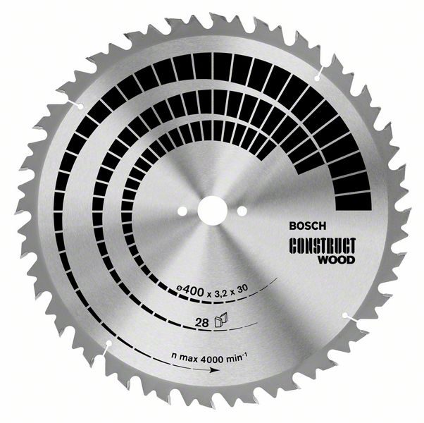 Bosch PRO 2608640703 Construct wood for bench circular saws (standard). 400 x 3.5 x 30mm