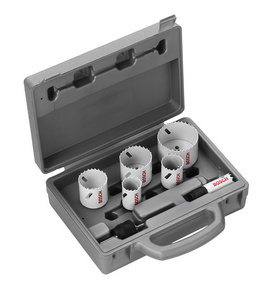 Bosch 2608584670 PROGRESSOR Holesaw with Power Change adapter system. 8pc Electrician's ...