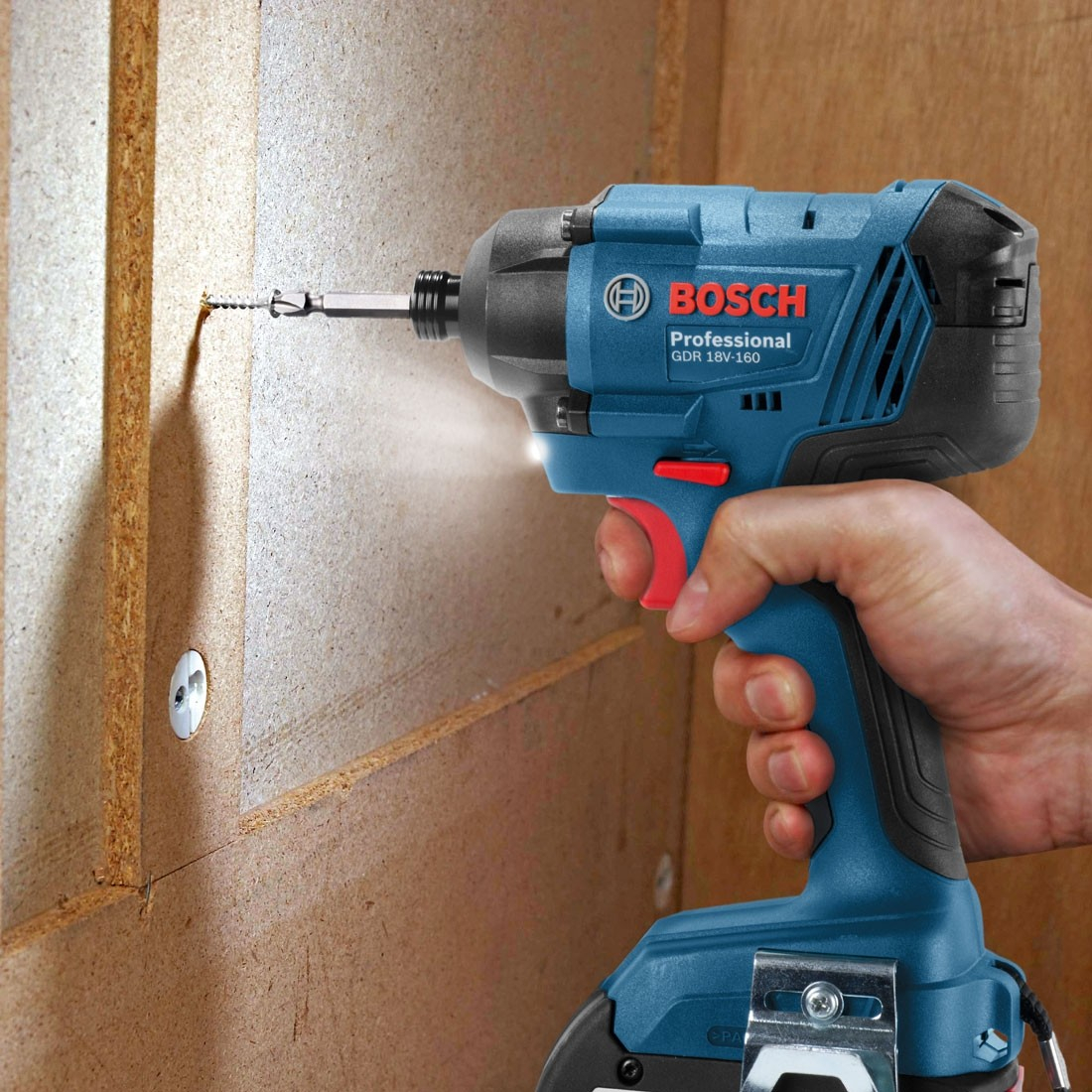 Bosch GDR18V160NCG Body Only 18V Dynamic Series Impact Driver in L-BOXX