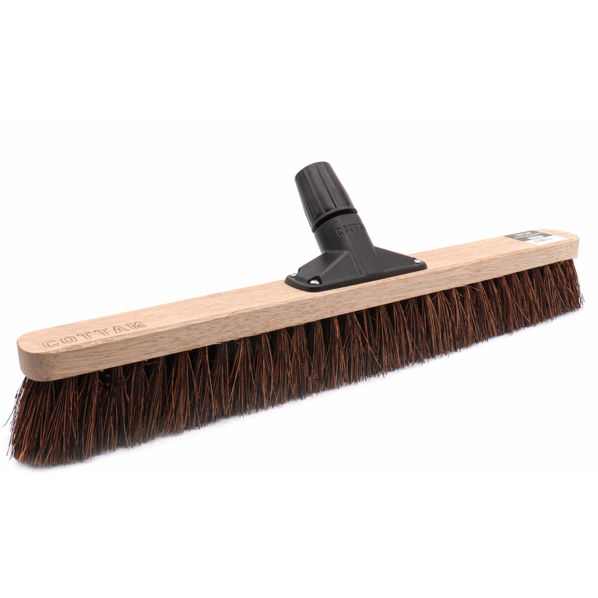 Cottam BPL00014 Rapid Lock Twist and Lock 24" Stiff Bristle Bassine Sweeping Broom Head