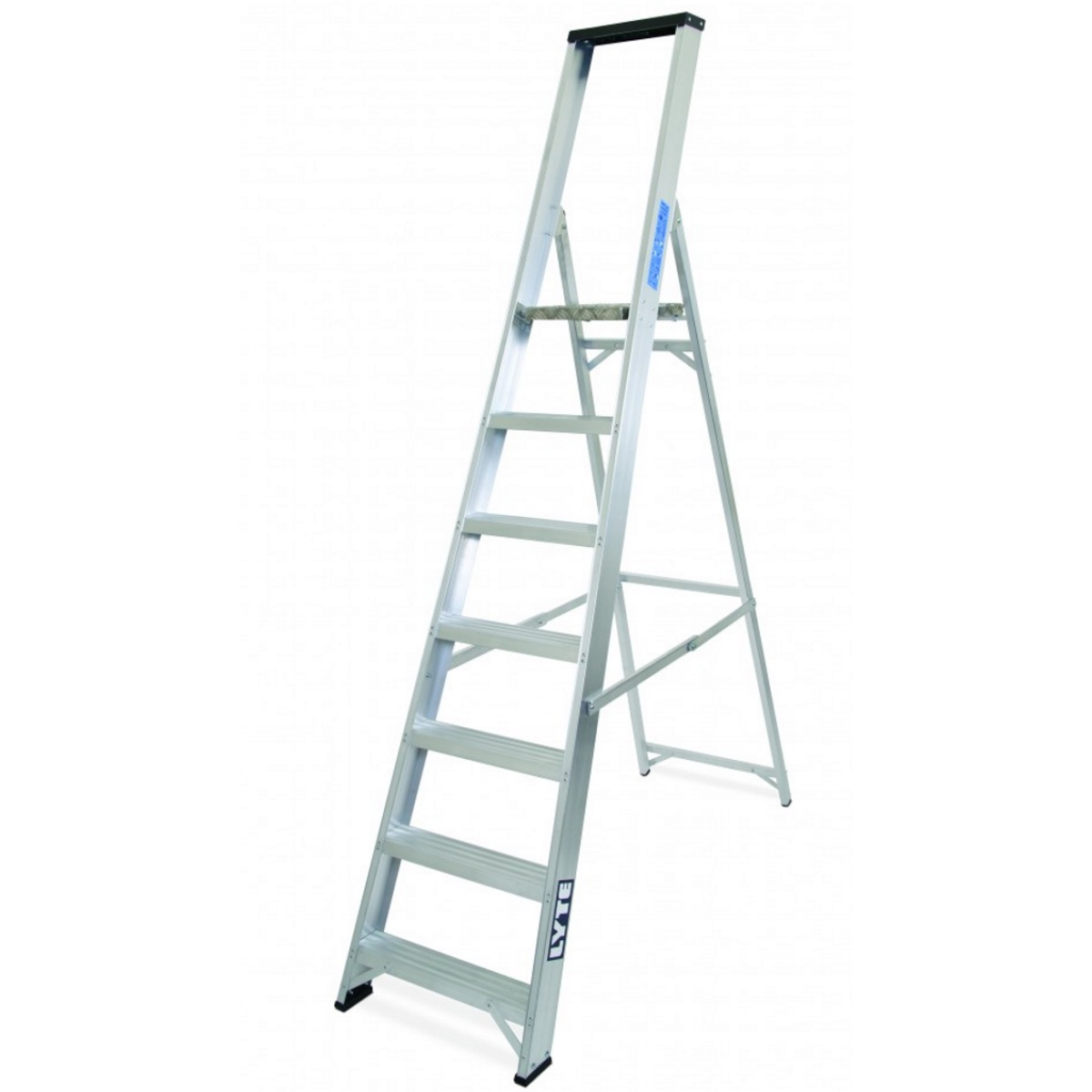Lyte NBSBP3 Industrial 1.22m 3 Treads BSBP Platform Stepladder EN131-2 2018, Professional