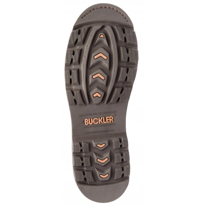 Buckbootz B750SMWP Hard as Nails Lace Boot, Dark Brown Weathergrain