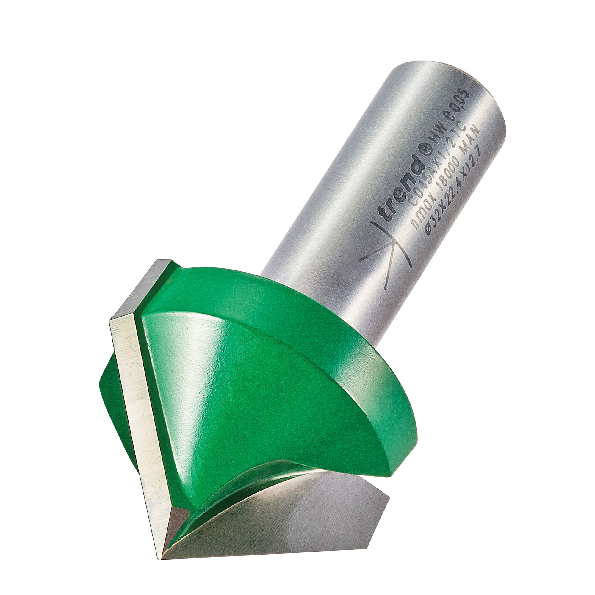 Trend C045AX1/2TC Chamfer V groove cutter angle=45 degrees