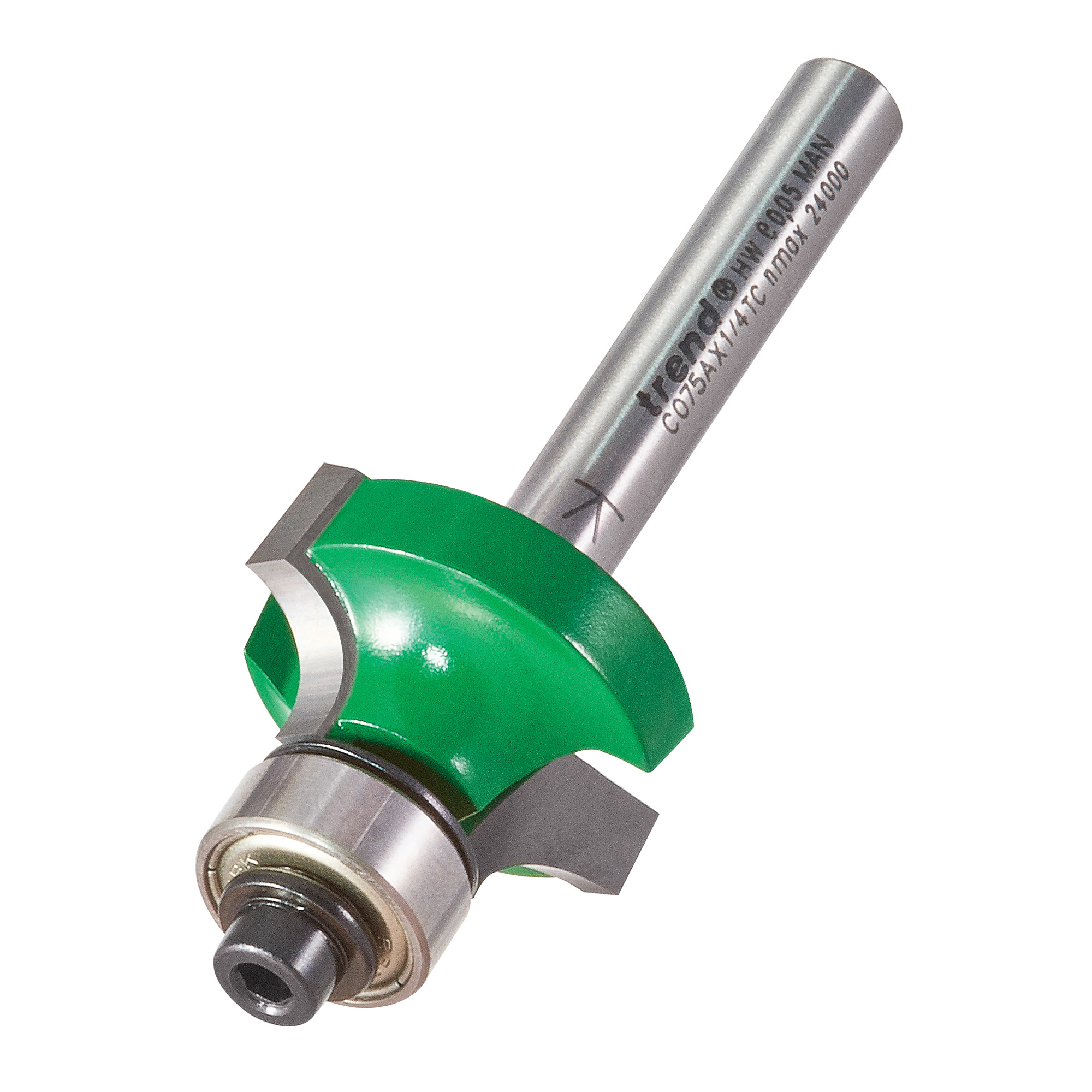 Trend C075AX1/4TC Rounding over 6.0mm radius x 12mm cut