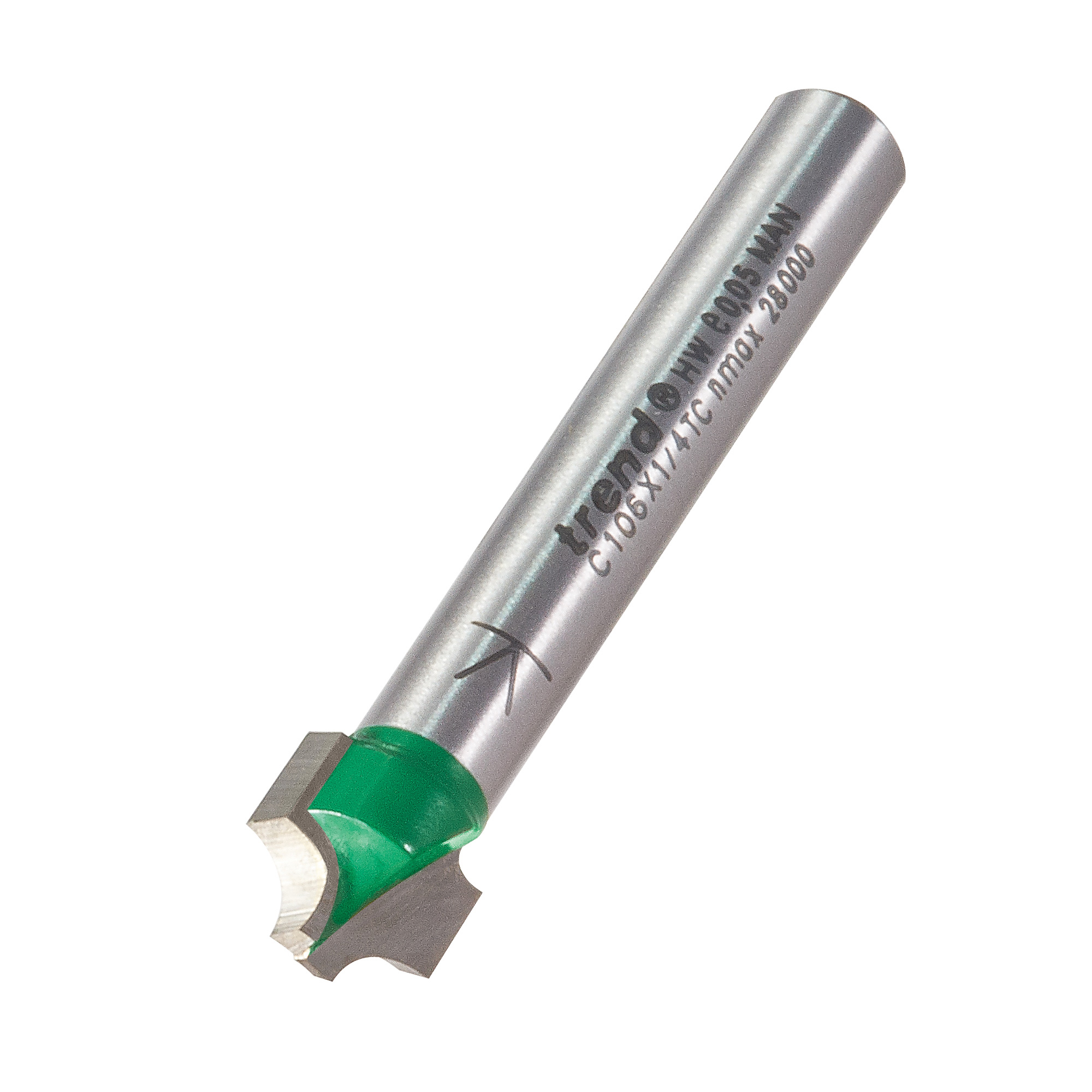 Trend C106X1/4TC Ovolo 3.2mm radius x 9.5mm diameter