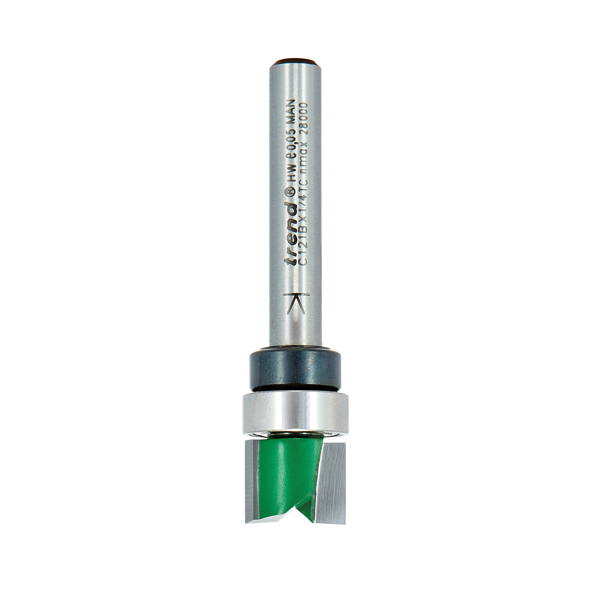Trend C121BX1/4TC Template profile 12.7mm diameter