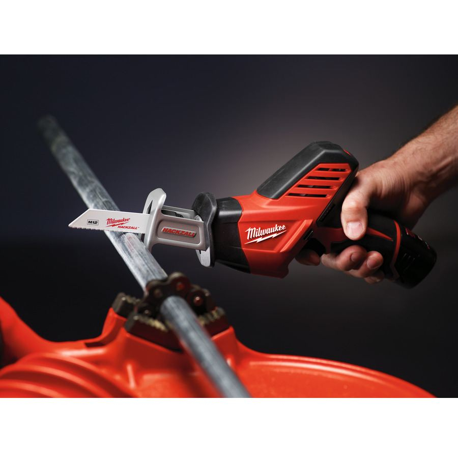 Milwaukee C12HZ-202C M12 Compact Hackzall (2 x 2.0ah Li-ion batteries, charger, BMC) 