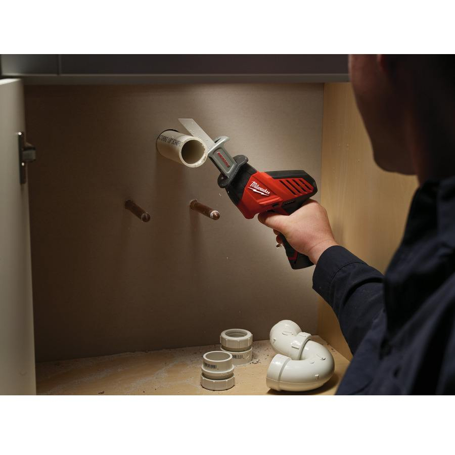 Milwaukee C12HZ-202C M12 Compact Hackzall (2 x 2.0ah Li-ion batteries, charger, BMC) 