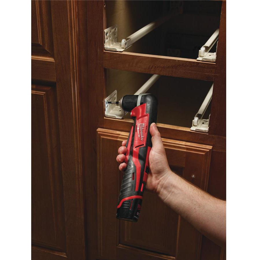 Milwaukee C12RAD-202B 12V Cordless Angle Drill with 2x 2.0Ah Batteries