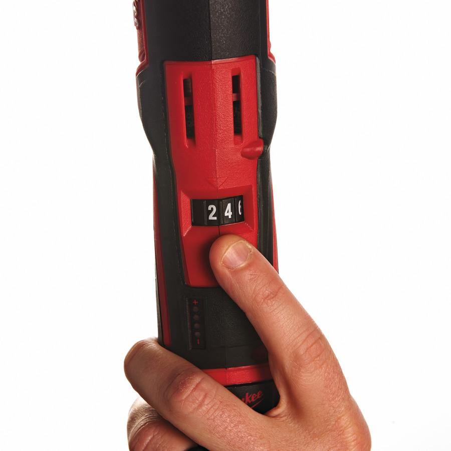 Milwaukee C12RAD-202B 12V Cordless Angle Drill with 2x 2.0Ah Batteries