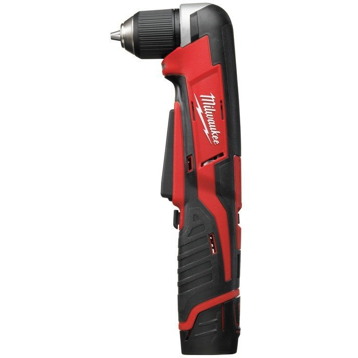 Milwaukee C12RAD-202B 12V Cordless Angle Drill with 2x 2.0Ah Batteries